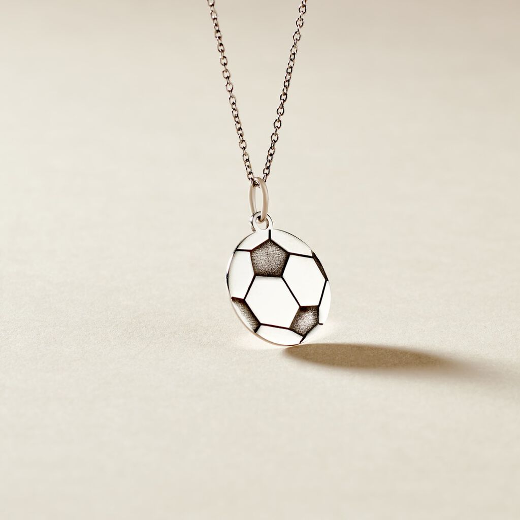 Pendentif Emil Argent Blanc - Pendentifs gravables Homme | Histoire d&rsquo;Or