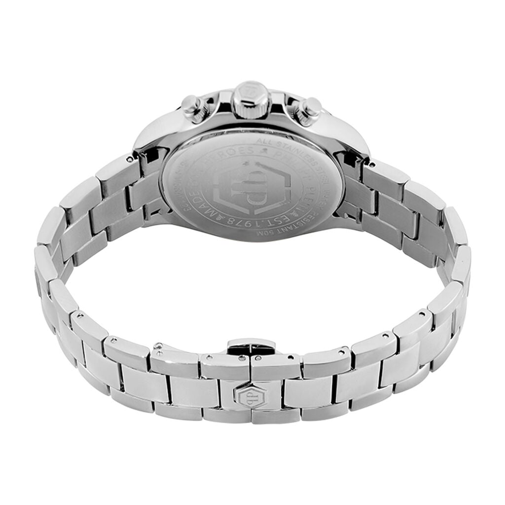 Montre Philipp Plein Nobile Lady Argent&eacute; - Montres chronographes Femme | Histoire d&rsquo;Or