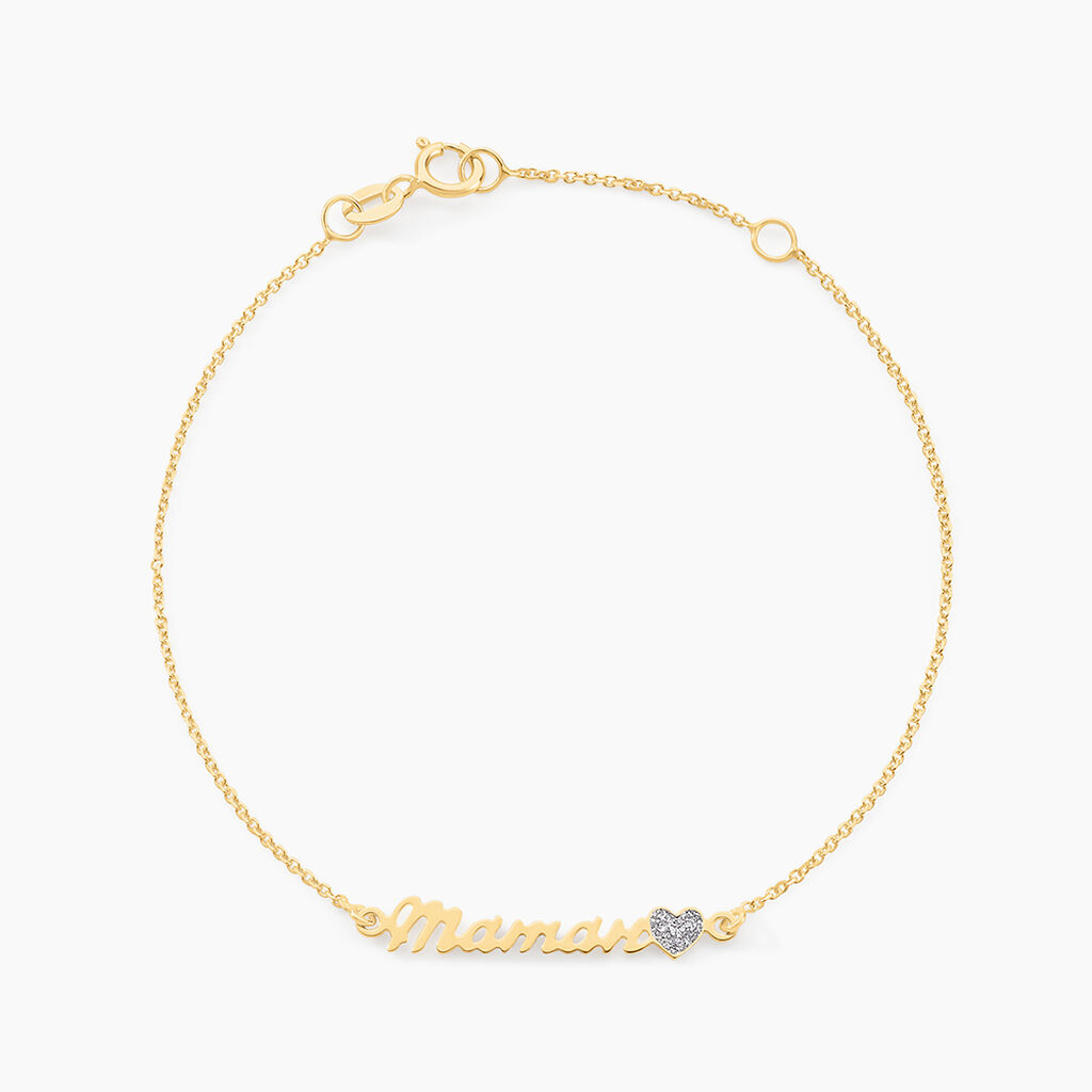 Bracelet Jenna Or Jaune - Bracelets Maman Femme | Histoire d&rsquo;Or