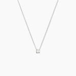 Collier One Or Blanc Diamant - Bijoux Pierres Pr&eacute;cieuses Femme | Histoire d&rsquo;Or