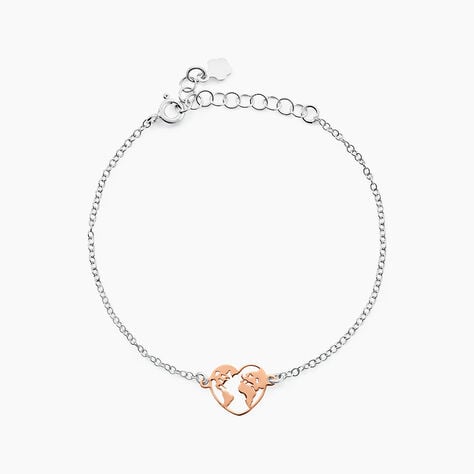 Bracelet Argent Bicolore Toyo - Bracelets fantaisie Femme | Histoire d&rsquo;Or