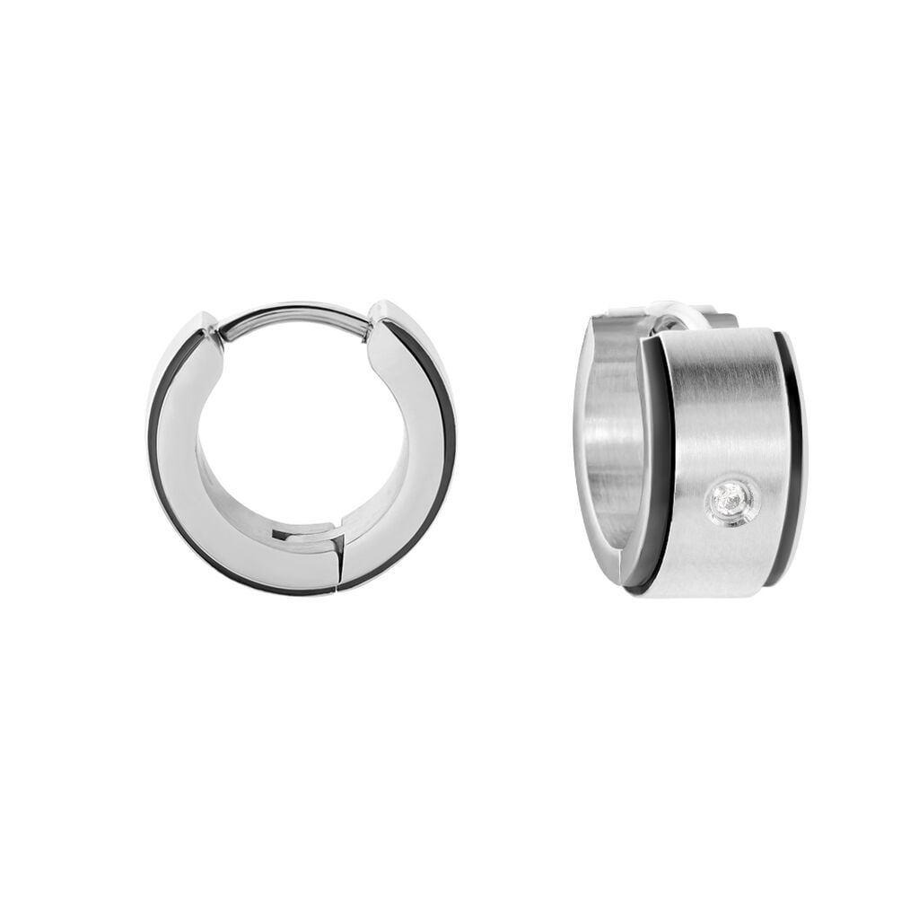 Cr&eacute;oles Jourdan Ios Acier Blanc Oxyde De Zirconium - Cr&eacute;oles fantaisie Homme | Histoire d&rsquo;Or