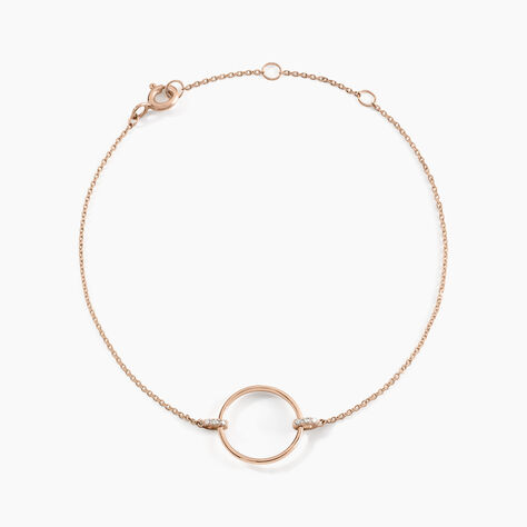 Bracelet Proserpine Or Rose Diamant - Bracelets Pierre Femme | Histoire d&rsquo;Or