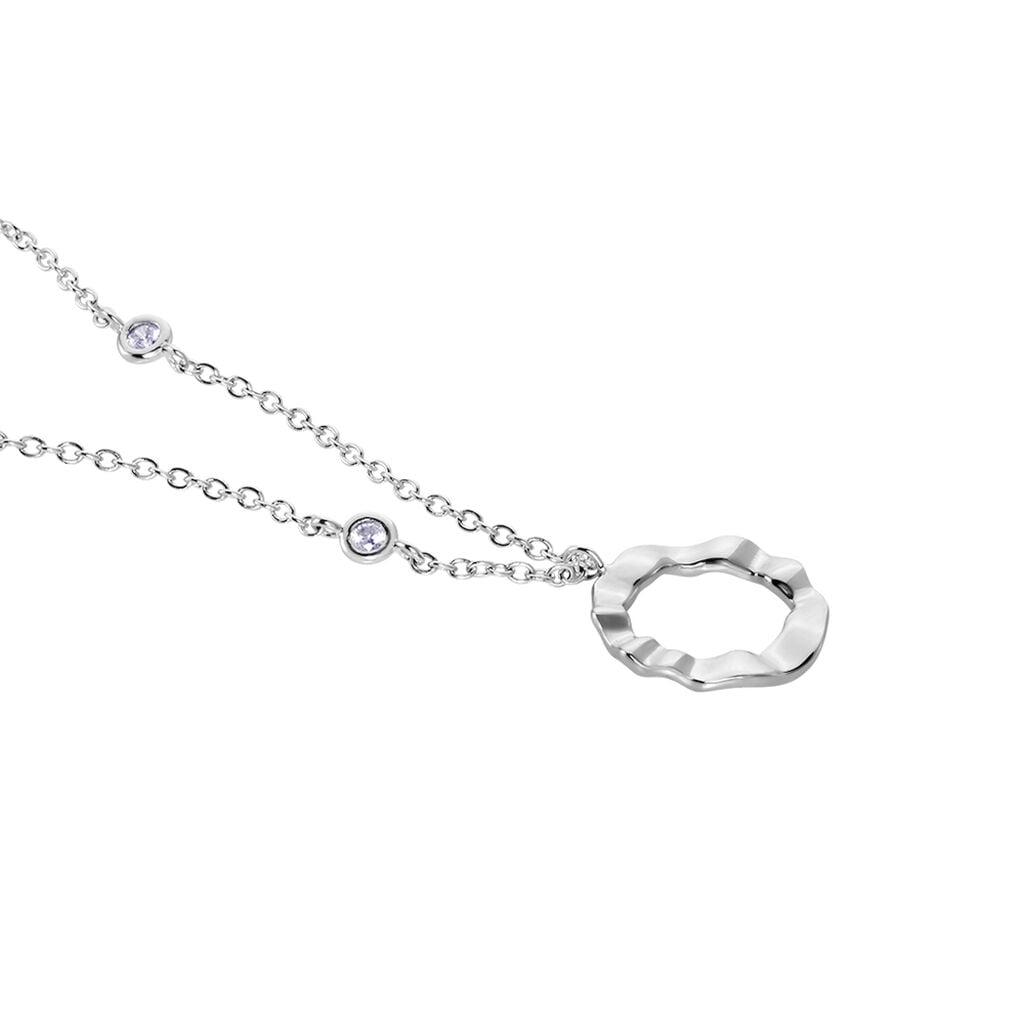 Collier Prot Argent Oxyde De Zirconium - Colliers fantaisie Femme | Histoire d&rsquo;Or