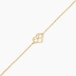 Bracelet Lovina Argent Dor&eacute; A L'Or 750/1000 - S&eacute;lection demoiselle d'honneur Femme | Histoire d&rsquo;Or