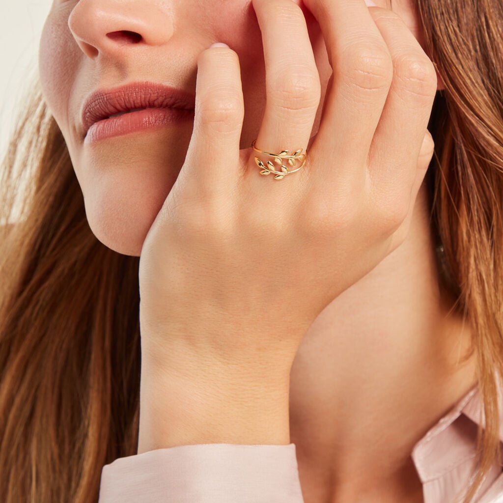 Bague Foliora Or Jaune - Anniversaire Femme | Histoire d&rsquo;Or