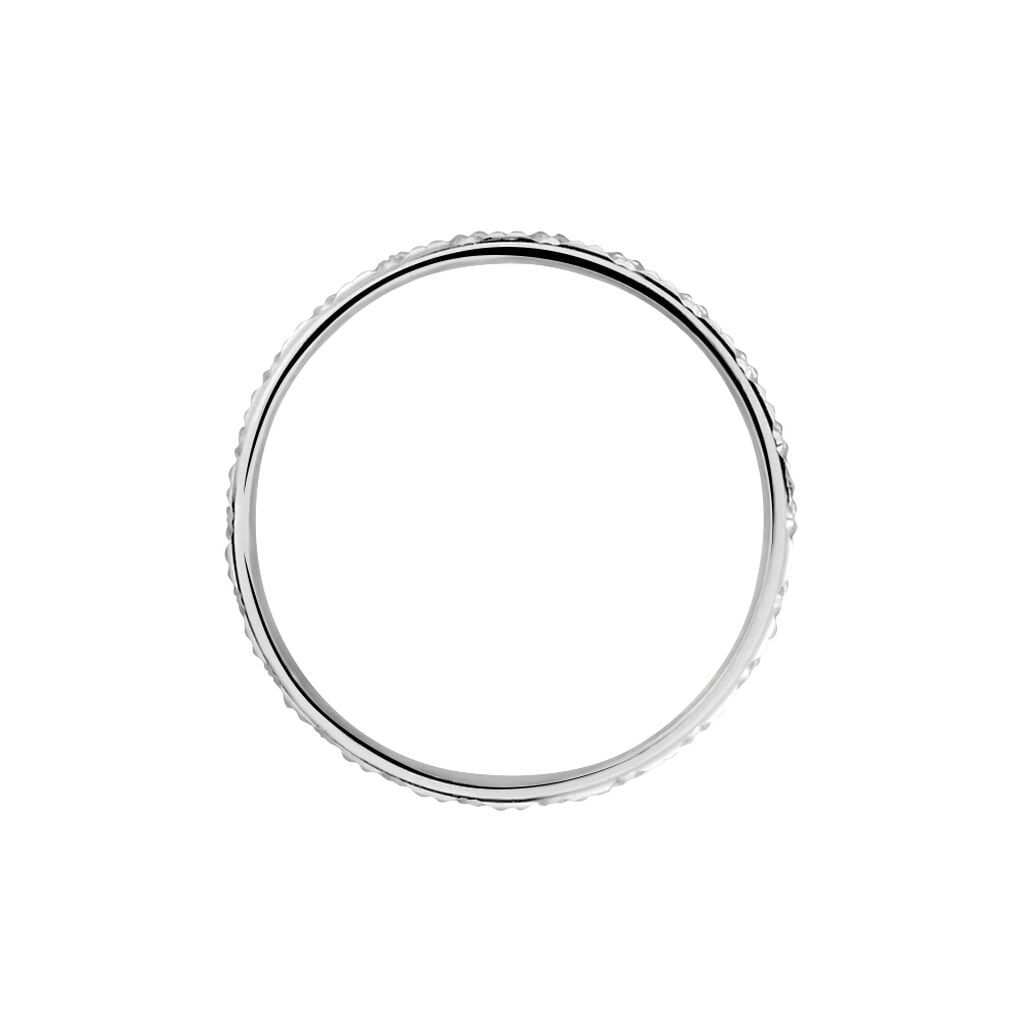 Alliance Fantaisie Diamantee Or Blanc - Alliances 18 carats Unisex | Histoire d&rsquo;Or