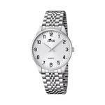 Montre Lotus Classique 38 Argent&eacute; - Montres &eacute;tanches Homme | Histoire d&rsquo;Or