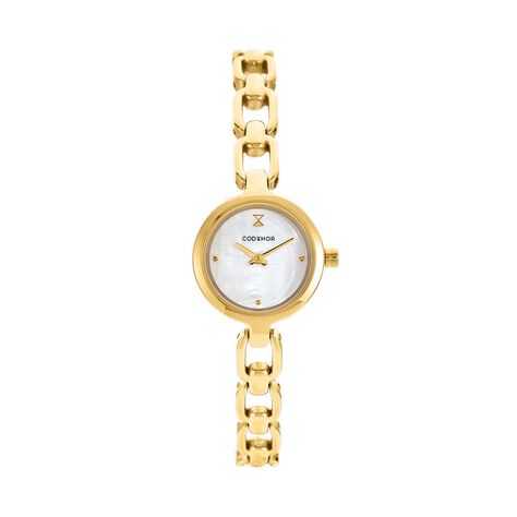 Montre Codhor Lina Nacre Blanche - Montres &eacute;tanches Femme | Histoire d&rsquo;Or