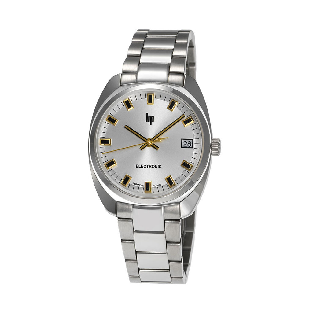 Montre Lip General De Gaulle Argent&eacute; - Montres &eacute;tanches Unisex | Histoire d&rsquo;Or