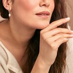 Cr&eacute;oles Petia Argent Blanc Perle De Culture - Cr&eacute;oles fantaisie Femme | Histoire d&rsquo;Or