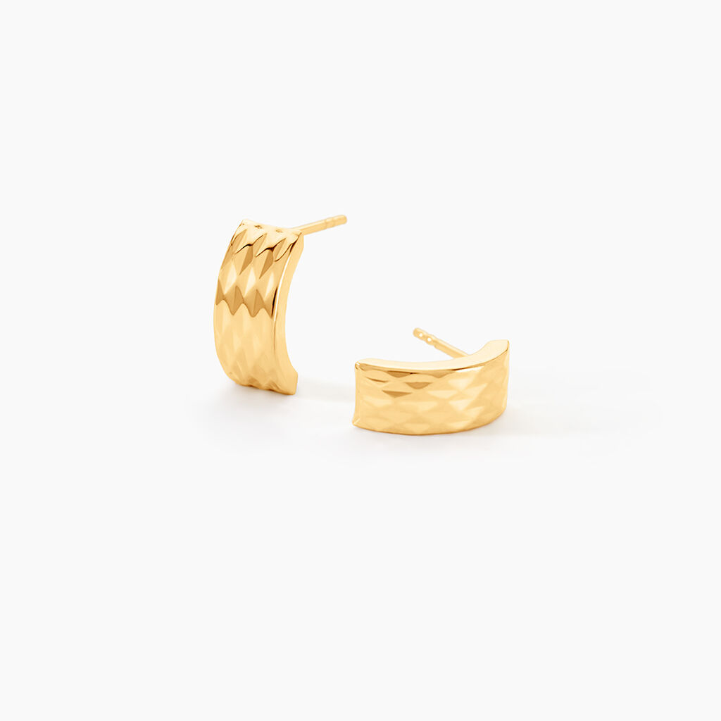 Cr&eacute;oles Dominik Or Jaune - Boucles d'oreilles 18 carats Femme | Histoire d&rsquo;Or