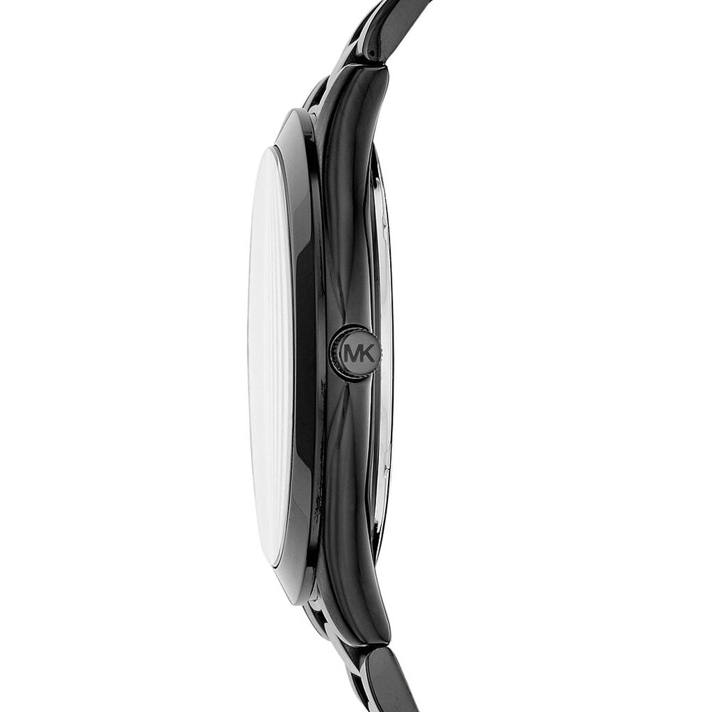Montre Michael Kors Slim Runway Noir - Montres &eacute;tanches Homme | Histoire d&rsquo;Or
