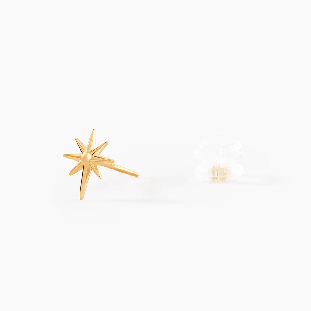 Boucles D'Oreilles Puces Varlam Or Jaune - Clous d'oreilles Femme | Histoire d&rsquo;Or