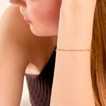 Bracelet Susy Acier Jaune - Bracelets fantaisie Femme | Histoire d&rsquo;Or