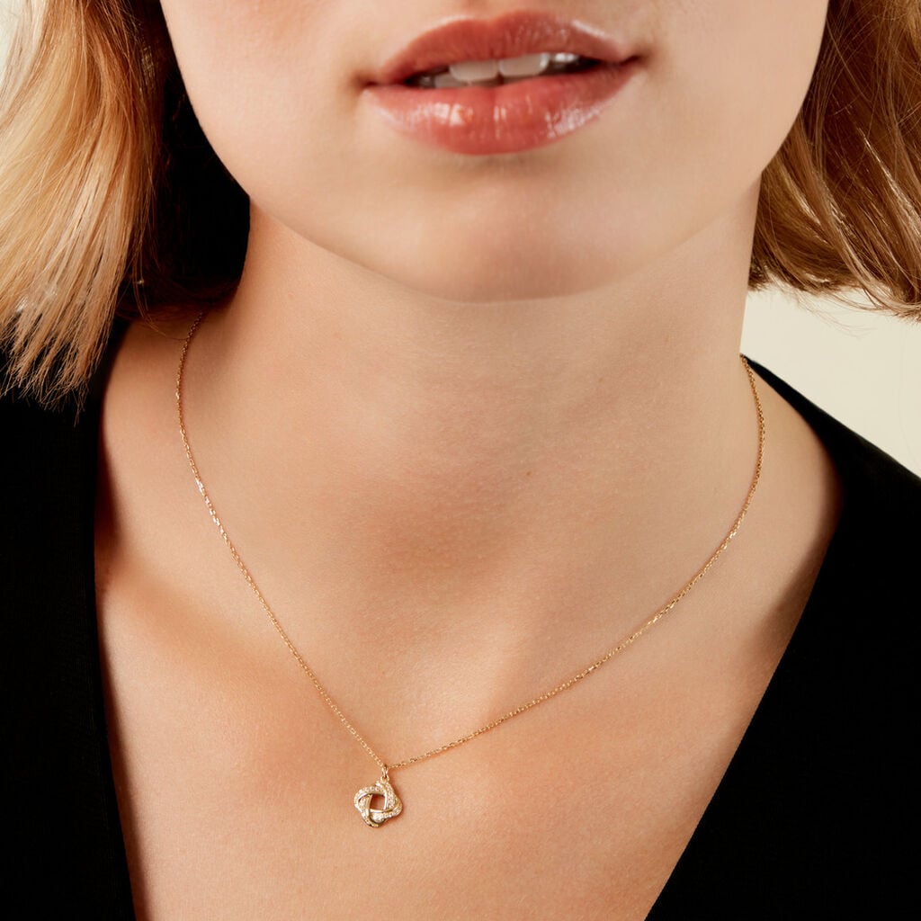 Collier Pratima Or Jaune Diamant - Bijoux Pierres Pr&eacute;cieuses Femme | Histoire d&rsquo;Or