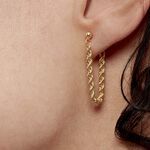 Boucles D'oreilles Pendantes Cordelia Or Jaune - Boucles d'oreilles 18 carats Femme | Histoire d&rsquo;Or