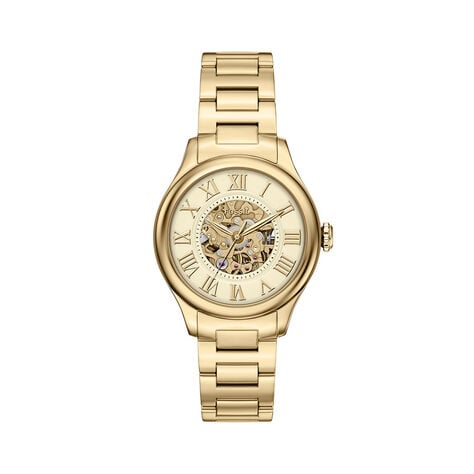Montre Fossil Gilmore Automatic Dor&eacute; - Montres m&eacute;caniques Femme | Histoire d&rsquo;Or