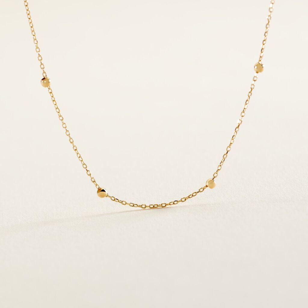 Collier Booker Or Jaune - Anniversaire Femme | Histoire d&rsquo;Or