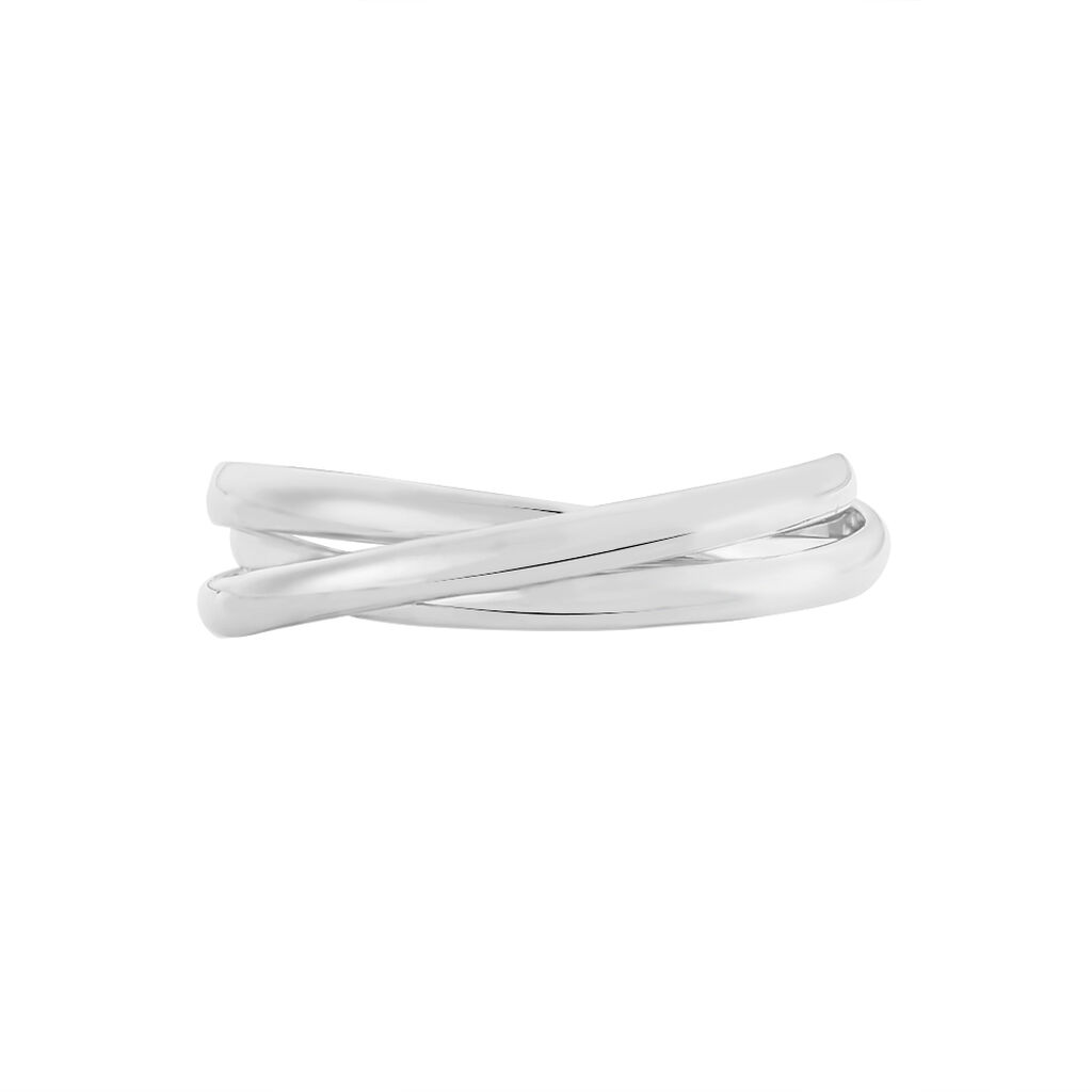 Alliance Filipine Demi Jonc Classique Argent Blanc - Alliances Classiques Famille | Histoire d&rsquo;Or