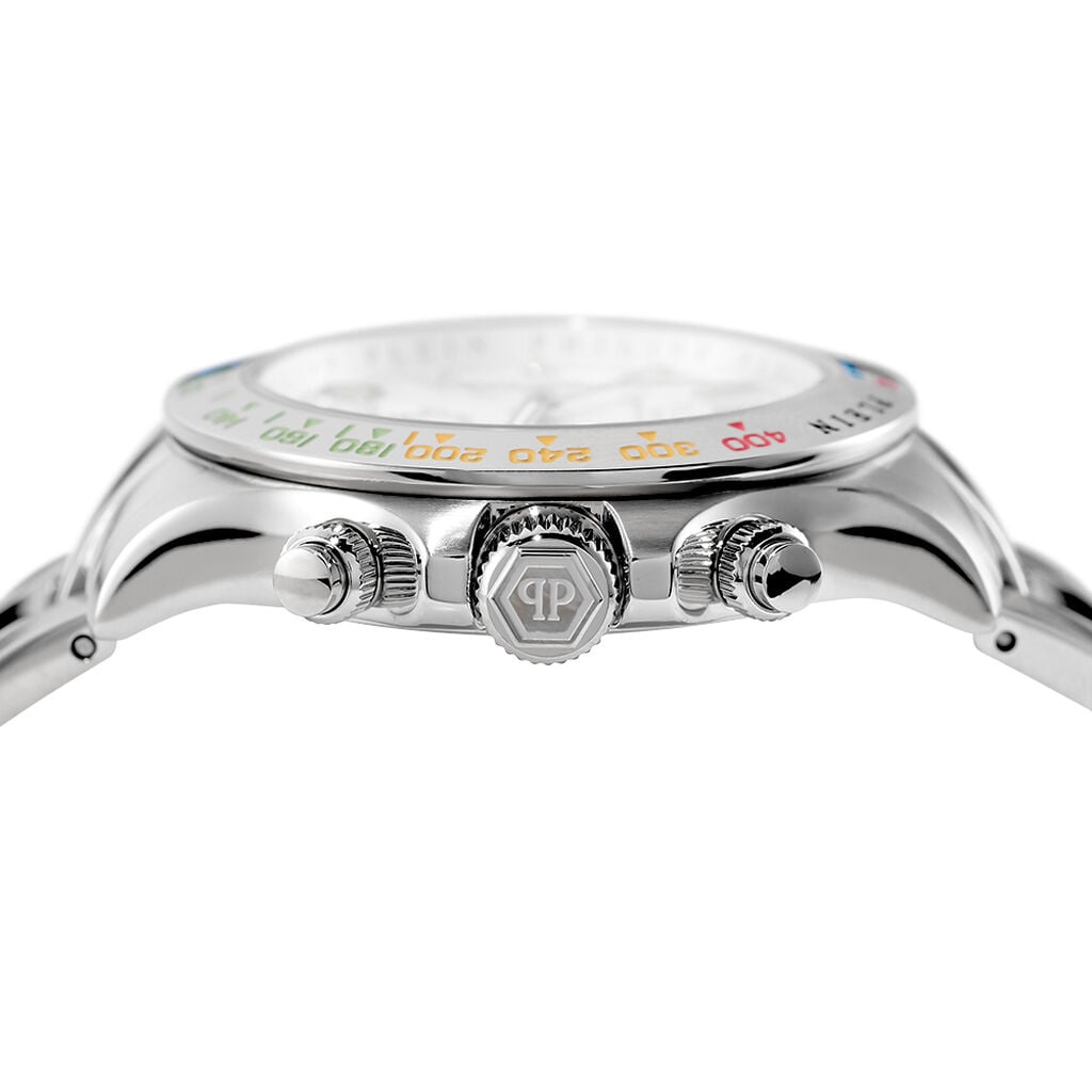 Montre Philipp Plein Nobile Lady Argent&eacute; - Montres chronographes Femme | Histoire d&rsquo;Or