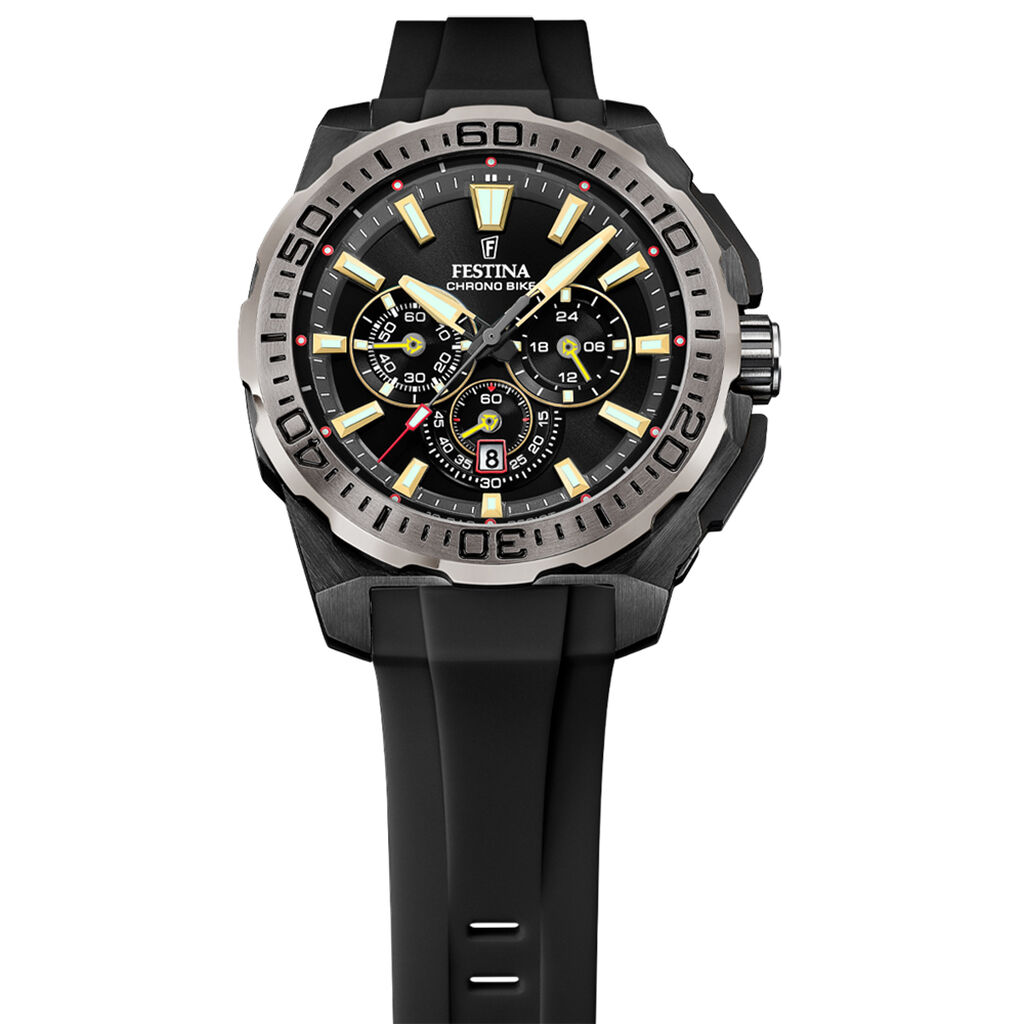 Montre Festina Chrono Bike 3 Noir - Montres chronographes Homme | Histoire d&rsquo;Or