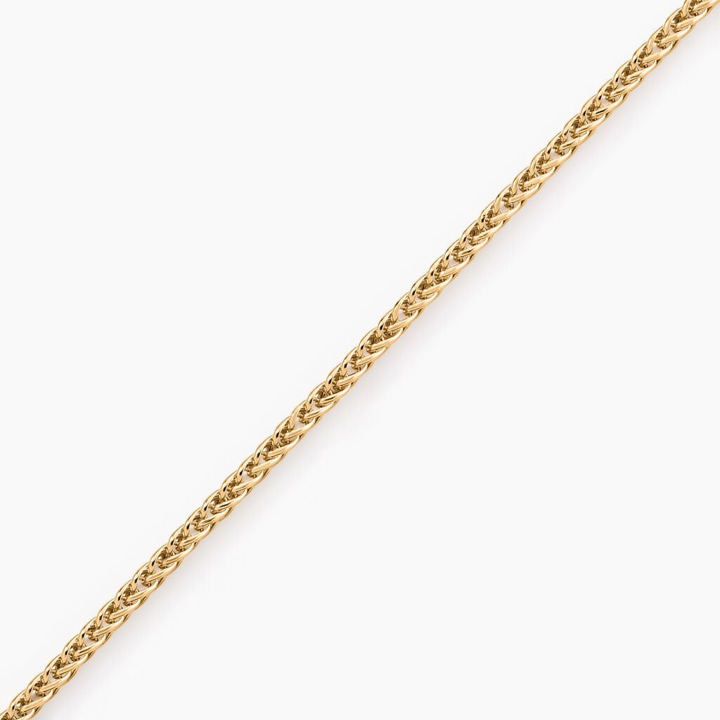 Bracelet Jany Maille Palmier Or Jaune - Bracelets maille Femme | Histoire d&rsquo;Or