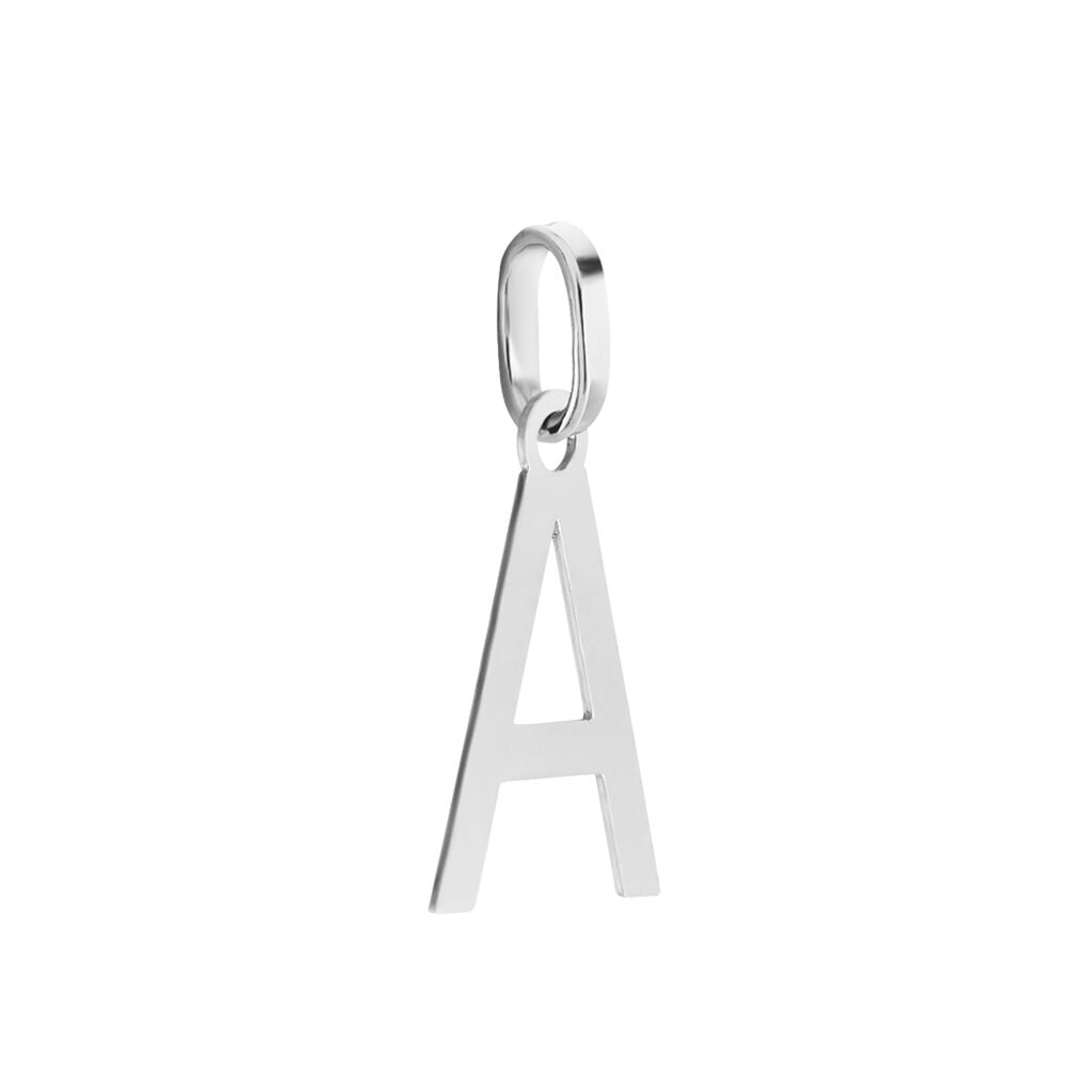 Pendentif Ionia Lettre Or Blanc - Anniversaire Famille | Histoire d&rsquo;Or