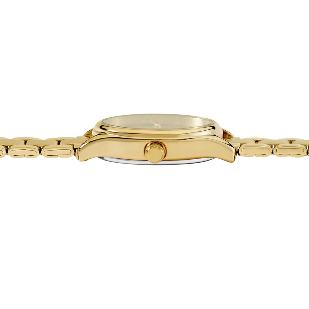 Montre Pierre Lannier Lannier Ovalia Champagne - Montres &eacute;tanches Femme | Histoire d&rsquo;Or