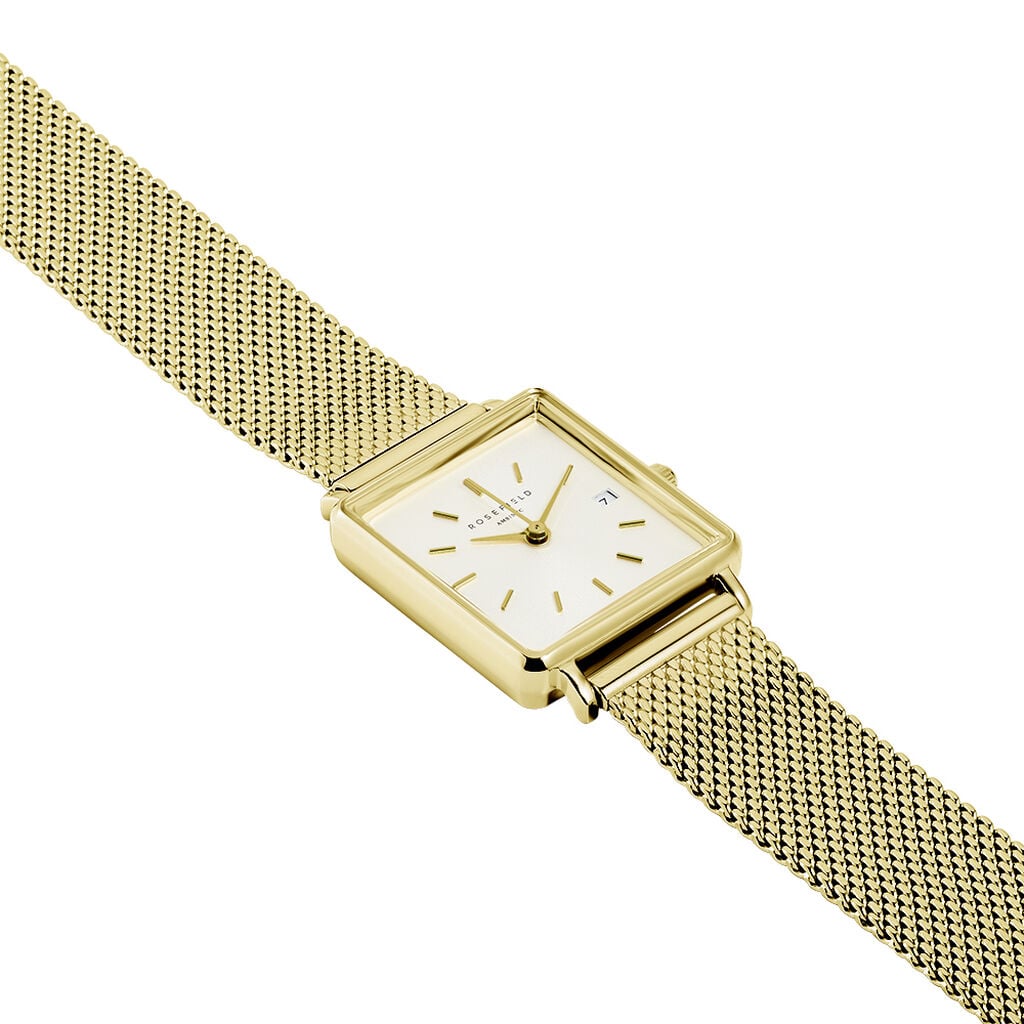 Montre Rosefield Boxy Xs Blanc - Montres &eacute;tanches Femme | Histoire d&rsquo;Or