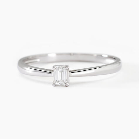 Bague Les Inseparables Or Blanc Diamant - Bagues de fian&ccedil;ailles vintage Femme | Histoire d&rsquo;Or