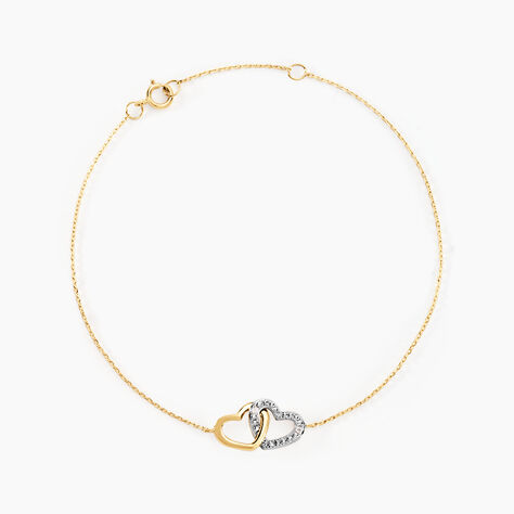 Bracelet Marciane Or Jaune Diamant - Bracelets Pierre Femme | Histoire d&rsquo;Or