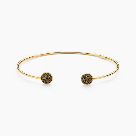 Bracelet Jonc Eryne Or Jaune - Bracelets Medailles Femme | Histoire d&rsquo;Or