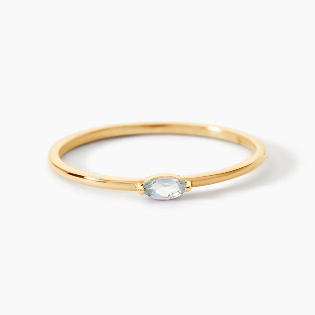 Bague Margault Or Jaune Topaze - Solitaires classiques Femme | Histoire d&rsquo;Or