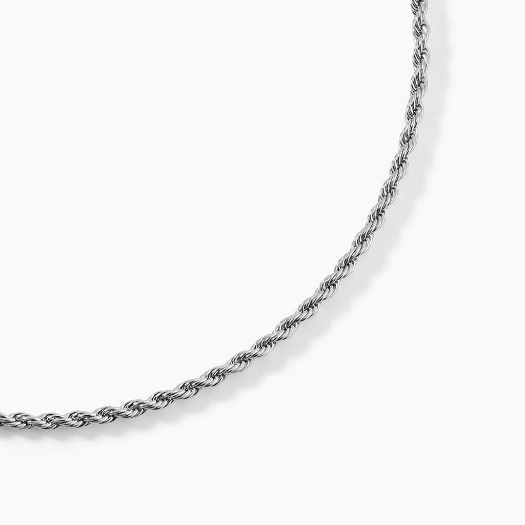 Collier Ambra Acier Blanc - Colliers fantaisie Femme | Histoire d&rsquo;Or