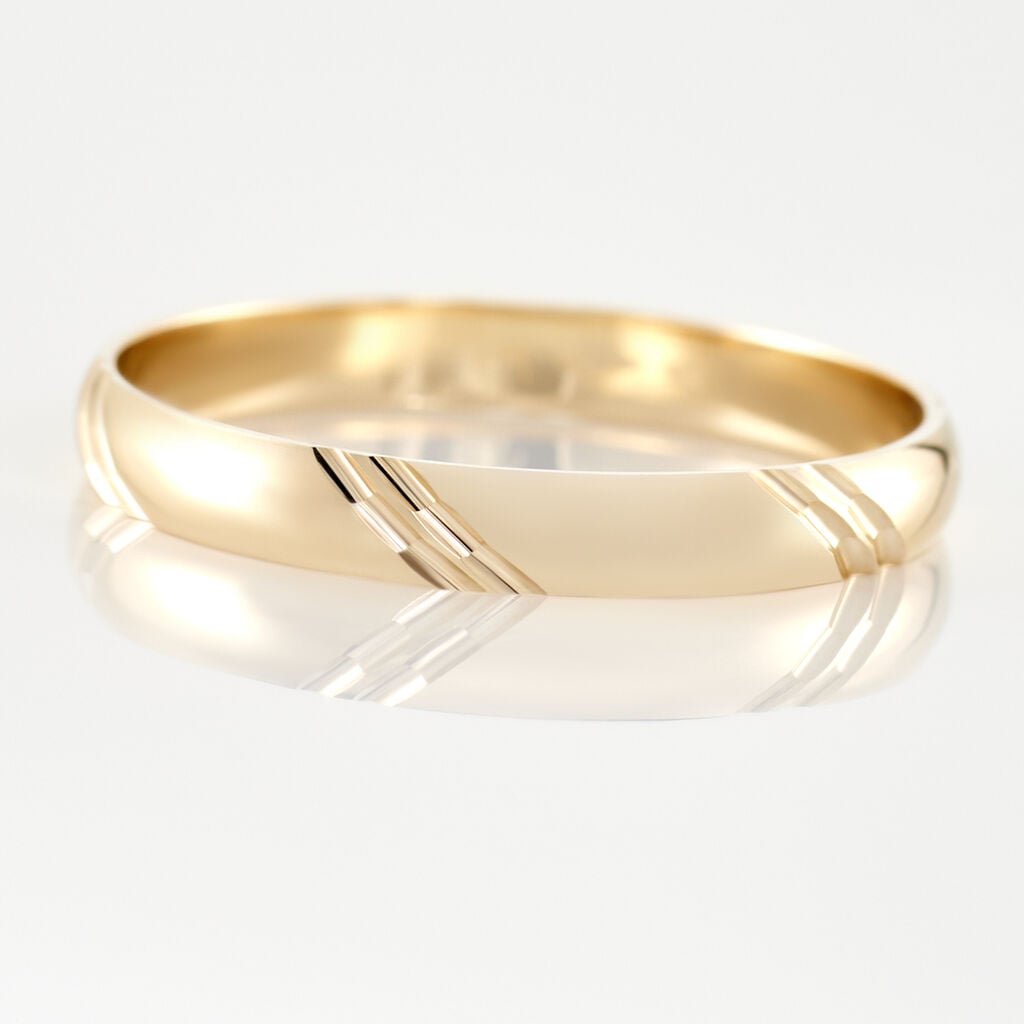 Alliance Massina Demi Jonc Classique Or Jaune - Alliances Classiques Unisex | Histoire d&rsquo;Or