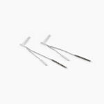 Boucles D'oreilles Pendantes Ainhoaa Or Blanc Diamant - Boucles d'oreilles pierres pr&eacute;cieuses Femme | Histoire d&rsquo;Or