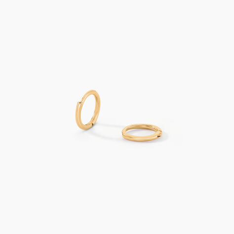 Cr&eacute;oles Benigno Or Jaune - Boucles d'oreilles mini Femme | Histoire d&rsquo;Or