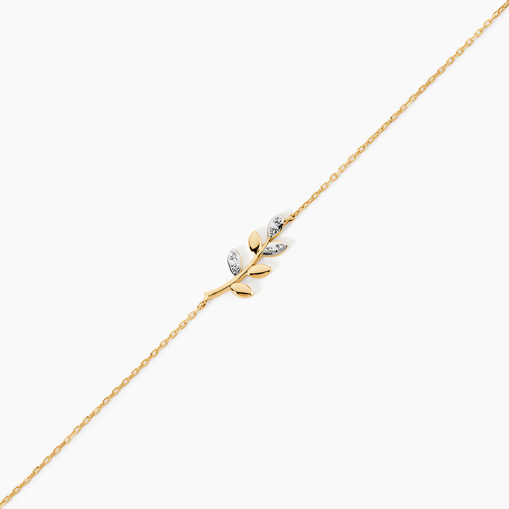 Bracelet Palmiro Or Jaune Diamant - Bracelets Boheme Femme | Histoire d&rsquo;Or