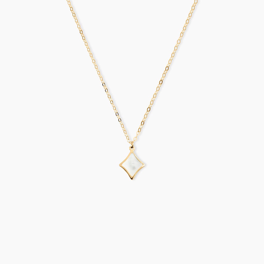 Collier Lucky Gems Or Jaune Nacre - Anniversaire Femme | Histoire d&rsquo;Or