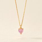 Collier Plaqu&eacute; Or Carpantus Oxyde De Zirconium - Colliers fantaisie Femme | Histoire d&rsquo;Or