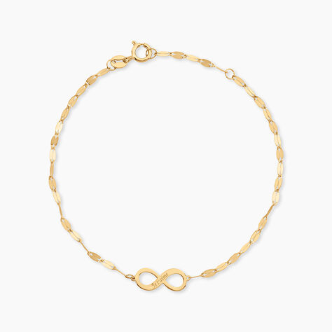 Bracelet Or Jaune Albizee - Bracelets Message Femme | Histoire d&rsquo;Or