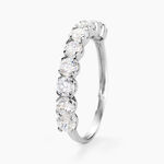Alliance Marlin Or Blanc Oxyde De Zirconium - Alliances avec pierres Femme | Histoire d&rsquo;Or