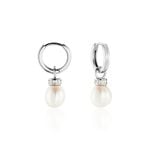 Boucles D'oreilles Pendantes Argent Blanc Iribert Perles De Culture - Boucles d'oreilles Mix and Match Femme | Histoire d&rsquo;Or