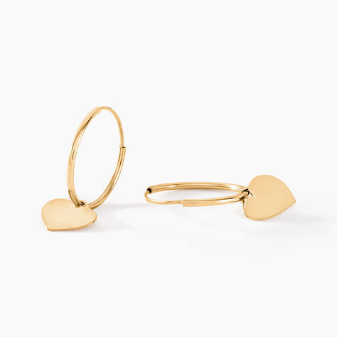 Cr&eacute;oles Belita Or Jaune - Boucles d'oreilles mini Femme | Histoire d&rsquo;Or