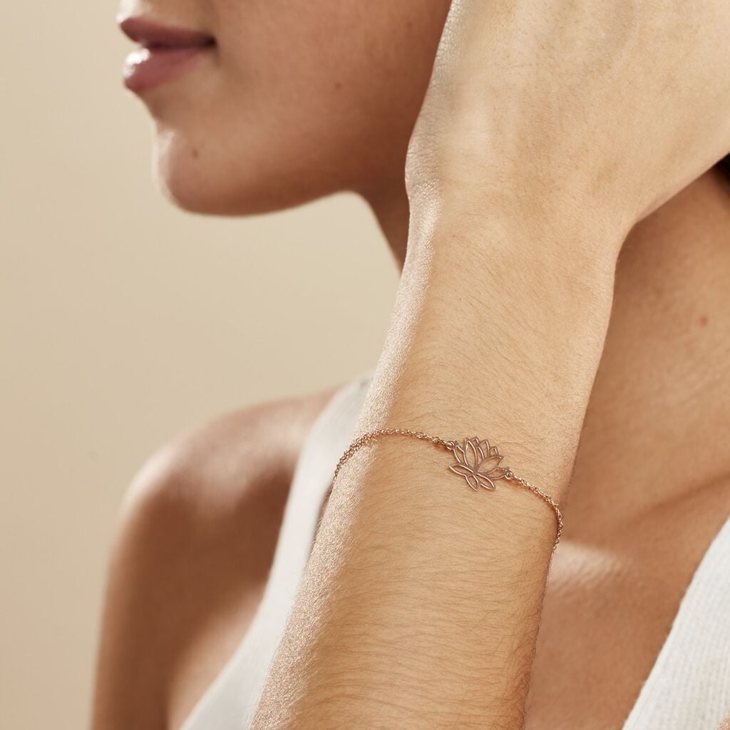 Bracelet Rosita Argent Rose - Bracelets fantaisie Femme | Histoire d&rsquo;Or