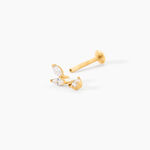 Piercing Fedot Or Jaune Oxyde De Zirconium - Piercings Femme | Histoire d&rsquo;Or