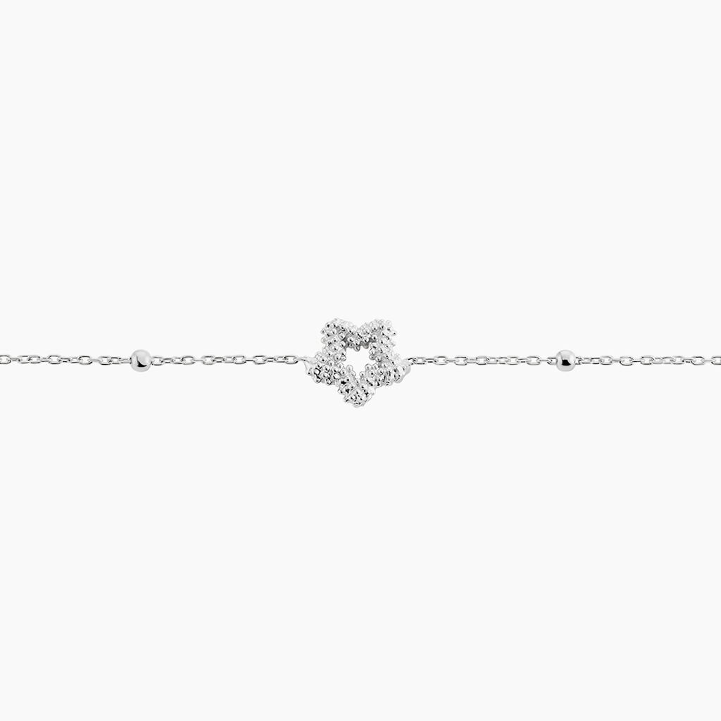 Bracelet Liz&eacute;a Argent Blanc - Bracelets fantaisie Femme | Histoire d&rsquo;Or