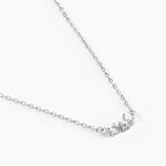 Collier Mariko Argent Blanc Oxyde De Zirconium - Colliers fantaisie Femme | Histoire d&rsquo;Or