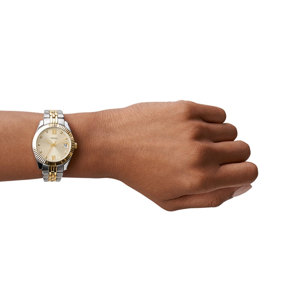 Montre Fossil Scarlette Mini Dor&eacute; - Montres &eacute;tanches Femme | Histoire d&rsquo;Or